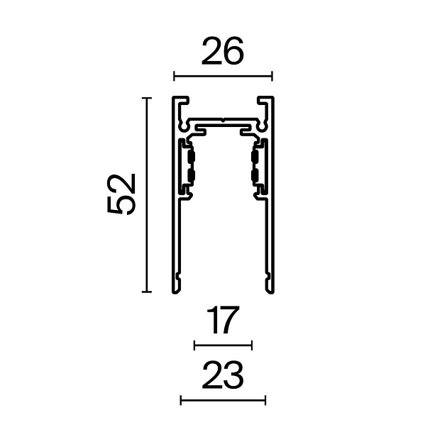 Шинопровод магнитный Maytoni Technical Exility Busbur TRX034-411W изображение 2 Шинопровод магнитный Maytoni Technical Exility Busbur TRX034-411W Фото № 2