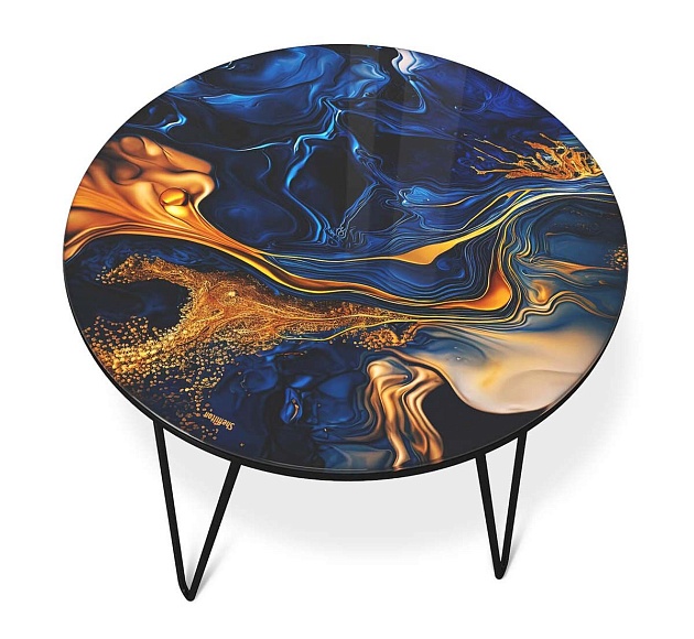 Журнальный стол Sheffilton SHT-CT27 синий сапфир/черный муар 4007482114 изображение 7 Журнальный стол Sheffilton SHT-CT27 синий сапфир/черный муар 4007482114 Фото № 7