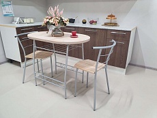 Обеденная группа Sheffilton SHT-DS18 дуб сонома/ал.металлик 0992258302 4