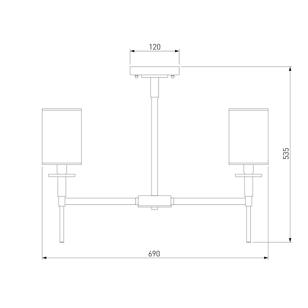 Подвесная люстра Eurosvet Brielle 60132/6 латунь изображение 2 Подвесная люстра Eurosvet Brielle 60132/6 латунь Фото № 2
