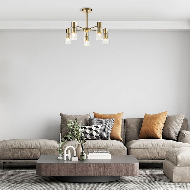 Потолочная люстра Escada Diversity 2120/5P Gold изображение 6 Потолочная люстра Escada Diversity 2120/5P Gold Фото № 6