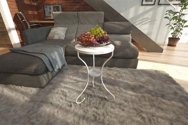 Журнальный стол Sheffilton SHT-CT10-1 белый муар 4148353801 Фото № 3