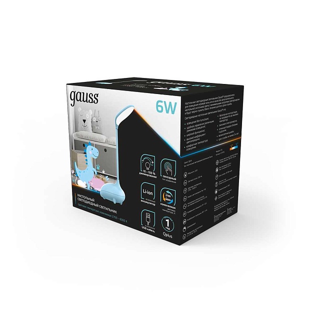 Настольная светодиодная лампа Gauss GT7016 изображение 10 Настольная светодиодная лампа Gauss GT7016 Фото № 10