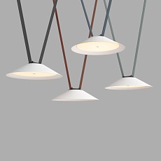 Трековый светодиодный светильник Denkirs Belty Flow DK5565-WH+BK 2