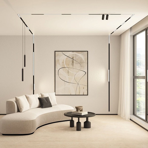 Трековый светодиодный светильник Denkirs Smart Linear DK8018-BK изображение 4 Трековый светодиодный светильник Denkirs Smart Linear DK8018-BK Фото № 4