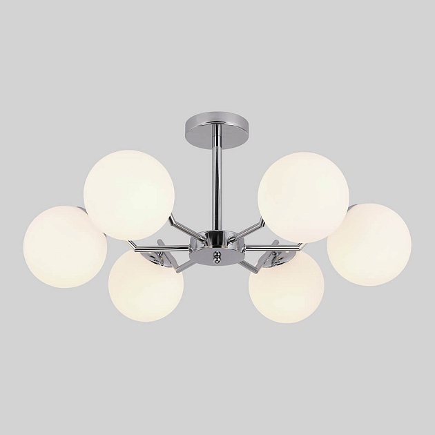 Подвесная люстра Eurosvet Frost 70154/6 хром изображение 1 Подвесная люстра Eurosvet Frost 70154/6 хром Фото № 1