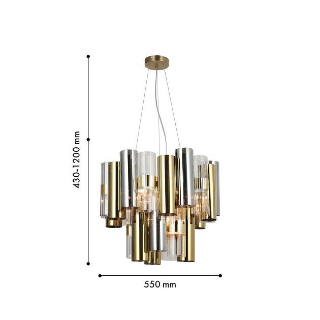 Подвесная люстра Favourite Rulla 4477-8P Фото № 2