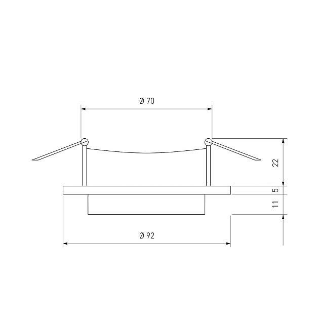 Встраиваемый светильник Elektrostandard 114 MR16 белый/черный a053344 изображение 3 Встраиваемый светильник Elektrostandard 114 MR16 белый/черный a053344 Фото № 3