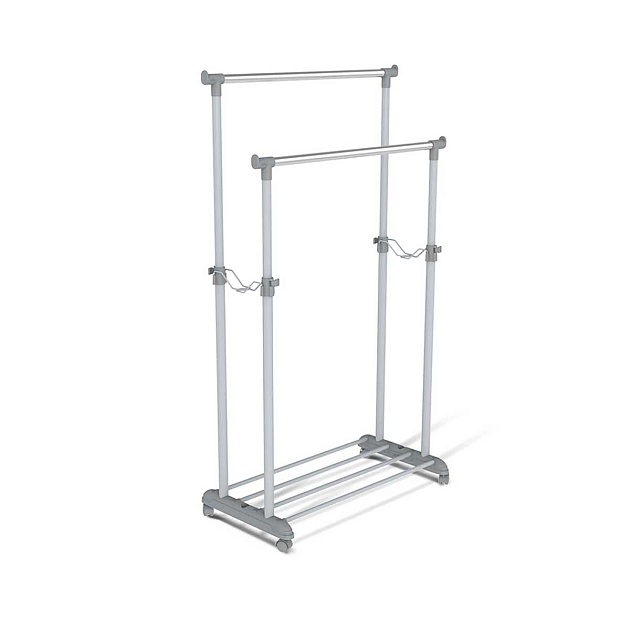 Гардеробная вешалка Sheffilton CH-4149 т.серый/св.серый/хром 9614162401 Фото № 1