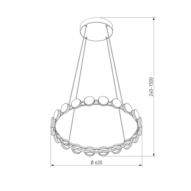 Подвесной светодиодный светильник Eurosvet Tapioca 90332/20 Фото № 2