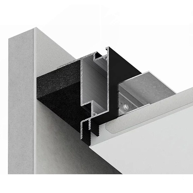 Теневой профиль FerGipps черный БП 80 УТ000001650 Фото № 4