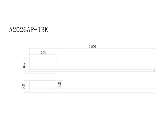 Бра Arte Lamp Sargas A2026AP-1BK Фото № 2