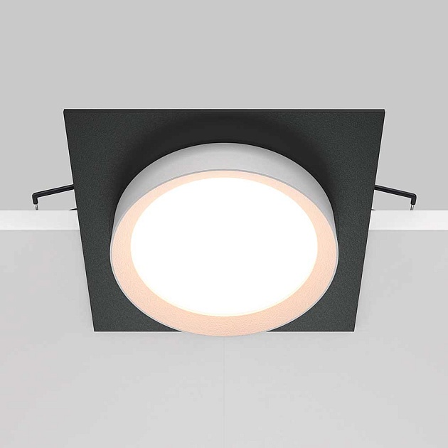 Встраиваемый светильник Maytoni Hoop DL086-GX53-SQ-BW Фото № 4