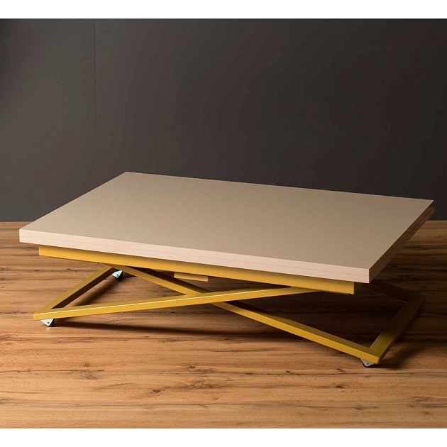 Стол-трансформер Levmar Compact G41/S90 (капучино/золото) 3695809301 изображение 1 Стол-трансформер Levmar Compact G41/S90 (капучино/золото) 3695809301 Фото № 1