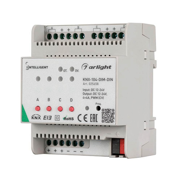 Диммер Arlight KNX-104-Dim-DIN 025658 изображение 1 Диммер Arlight KNX-104-Dim-DIN 025658 Фото № 1
