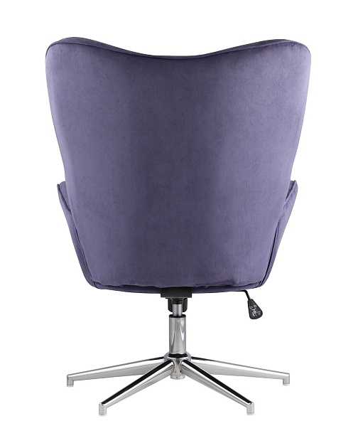 Поворотное кресло Stool Group Филадельфия регулируемое замша синий FUCHS HY-82 изображение 4 Поворотное кресло Stool Group Филадельфия регулируемое замша синий FUCHS HY-82 Фото № 4