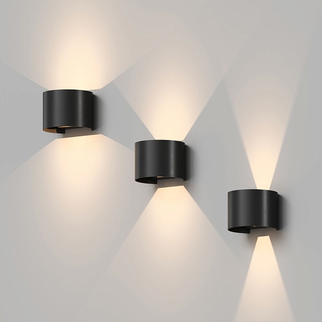 Уличный настенный светодиодный светильник Denkirs Malbec DK9771-BK Фото № 2