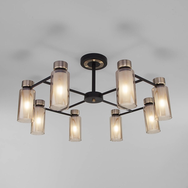 Потолочная люстра Eurosvet Amado 70115/8 черный изображение 1 Потолочная люстра Eurosvet Amado 70115/8 черный Фото № 1