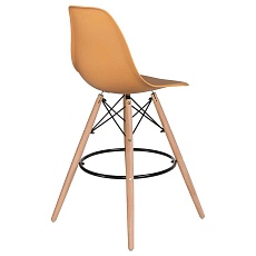 Стул барный DOBRIN DSW BAR (ножки светлый бук, цвет персиковый (NX-Y-06)) 638GPP-LMZL DSW BAR 2