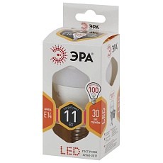 Лампа светодиодная ЭРА E14 11W 2700K матовая LED P45-11W-827-E14 Б0032986 1
