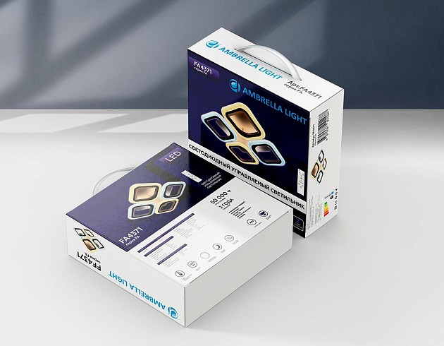 Потолочная светодиодная люстра Ambrella light Original FA4375 изображение 2 Потолочная светодиодная люстра Ambrella light Original FA4375 Фото № 2