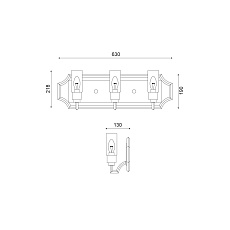 Бра Vele Luce Elsa VL4214W03 4