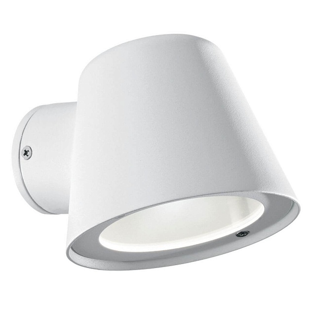 Уличный настенный светильник Ideal Lux Gas AP1 Bianco 091518 Фото № 1