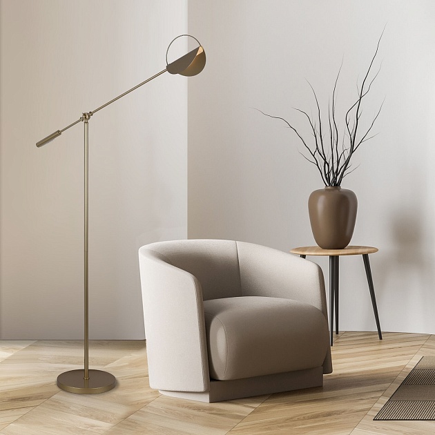 Торшер Eurosvet Grazia 01142/1 золото изображение 3 Торшер Eurosvet Grazia 01142/1 золото Фото № 3