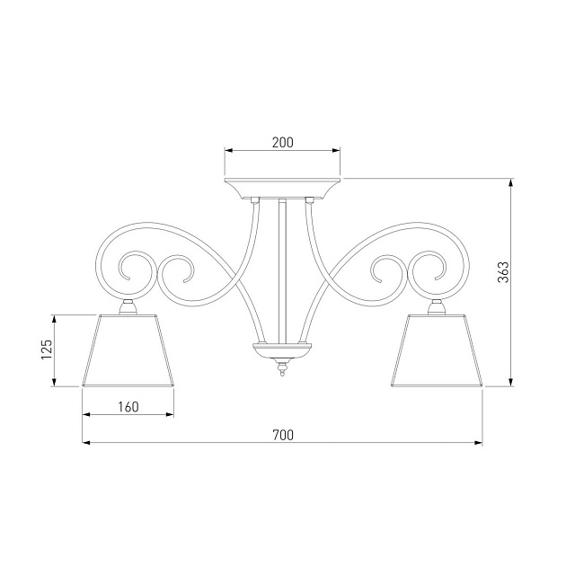 Подвесная люстра Bogates 303/6 Фото № 2