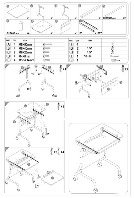 Компьютерный стол Woodville Riko 11670 Фото № 2