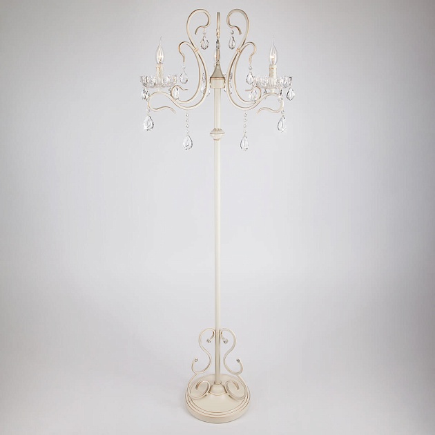 Торшер Eurosvet 12205/3F белый Strotskis Фото № 1