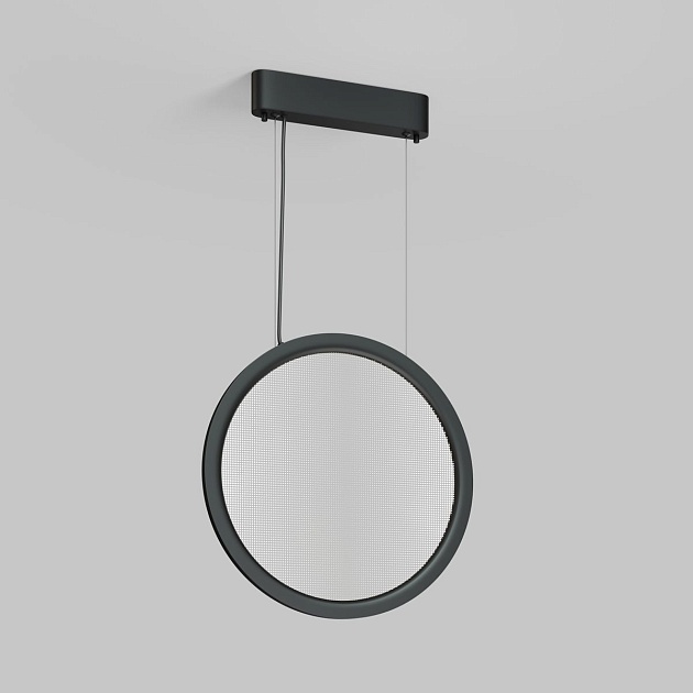 Подвесной вертикальный светодиодный светильник Denkirs Veil DK6604-BK Фото № 3