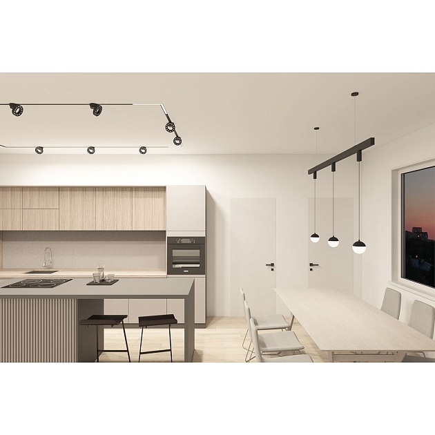 Трековый светодиодный светильник Denkirs Smart Grill DK8030-BK изображение 6 Трековый светодиодный светильник Denkirs Smart Grill DK8030-BK Фото № 6