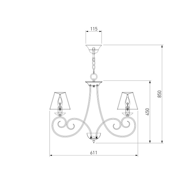 Подвесная люстра Bogates 280/6 Фото № 2