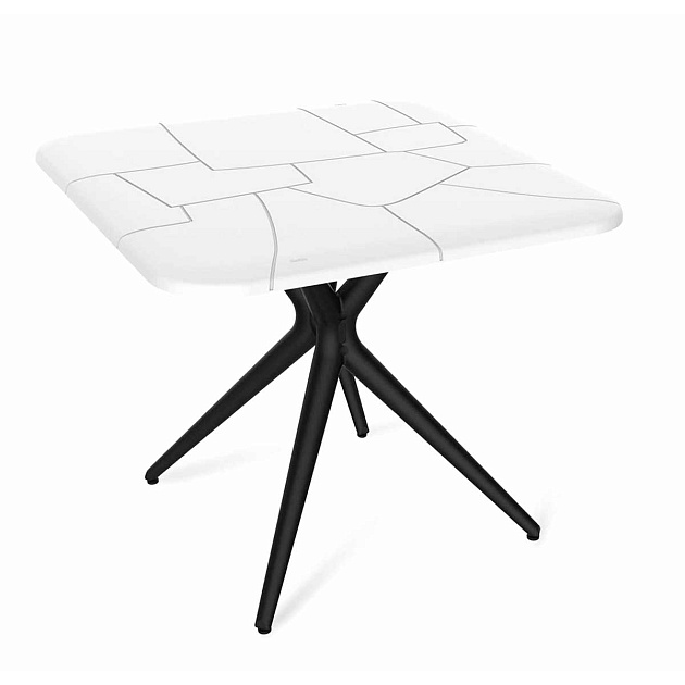 Кухонный стол Sheffilton SHT-TU30/TT30 83/83 белый/черный 8932423205 изображение 1 Кухонный стол Sheffilton SHT-TU30/TT30 83/83 белый/черный 8932423205 Фото № 1