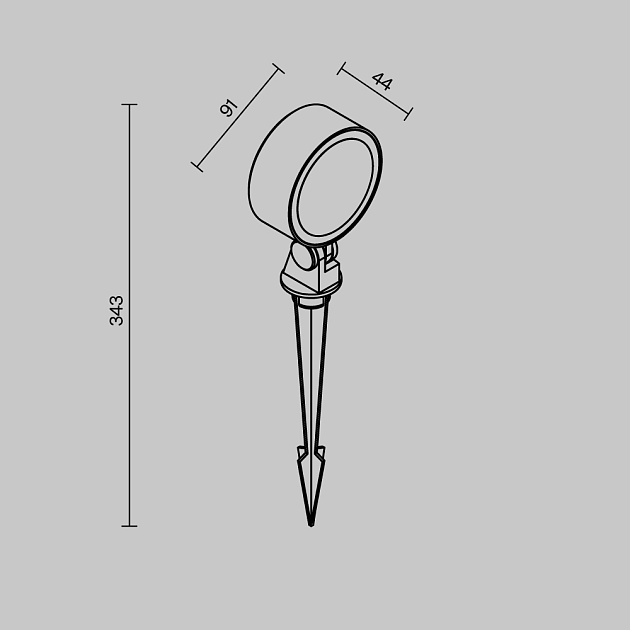 Ландшафтный светильник Maytoni Outdoor O495FL-L18B3K изображение 6 Ландшафтный светильник Maytoni Outdoor O495FL-L18B3K Фото № 6
