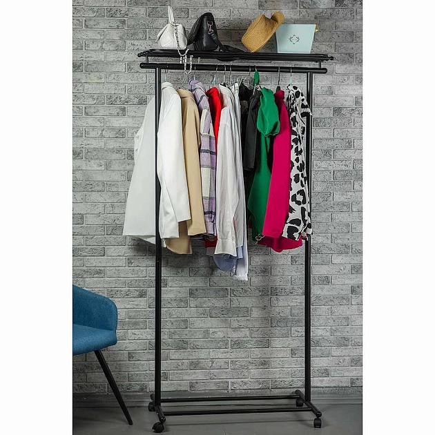 Гардеробная вешалка на колесах Мебелик М 9 001774 Фото № 13