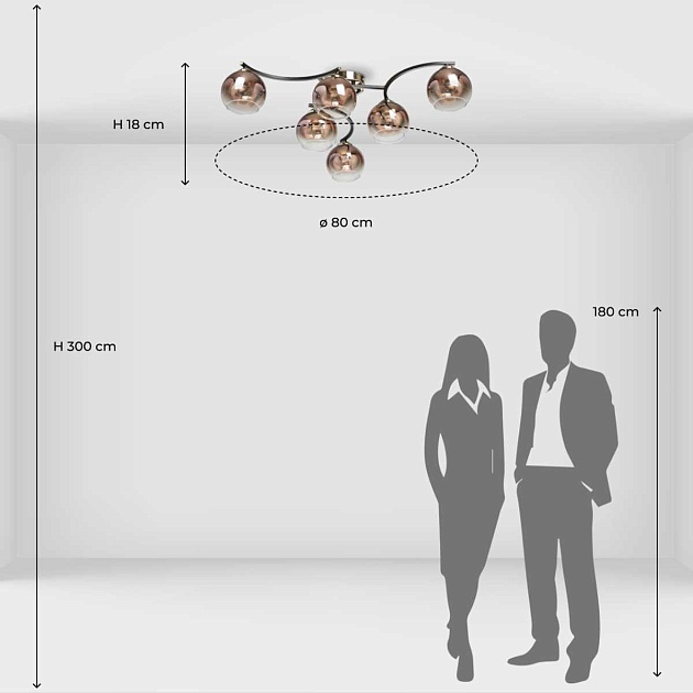 Потолочная люстра De City Вита 220013306 Фото № 5