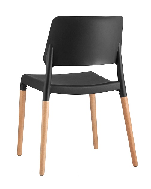 Кухонный стул Stool Group BISTRO черный с деревян. ножками 8086 BLACK Фото № 4