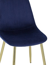 Кухонный стул Stool Group Валенсия велюр синий золотые ножки DC-93025I blue HLR-64 5