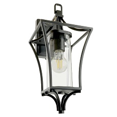 Светильник садово-парковый Feron PL731 на стену вниз 60W E27 230V, черный 51269 4