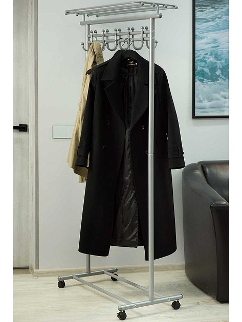 Гардеробная вешалка на колесах Мебелик М 9 008209 изображение 18 Гардеробная вешалка на колесах Мебелик М 9 008209 Фото № 18