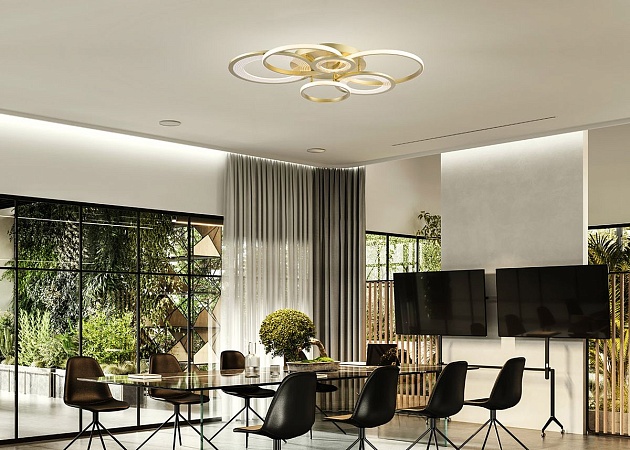 Потолочная светодиодная люстра Escada Saturn 10248/6LED Фото № 2