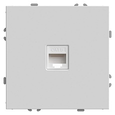 Розетка компьютерная RJ-45 Stekker Эмили белый фарфор RST00-5117-01 49873