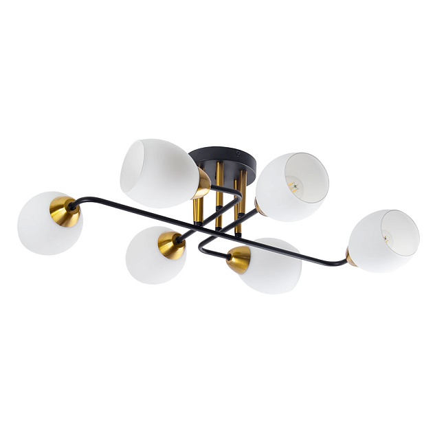 Потолочная люстра Arte Lamp ANDREA A8141PL-6BK Фото № 1