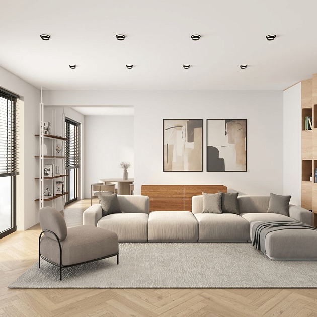 Встраиваемый светильник Denkirs Niko DK2100-BK изображение 5 Встраиваемый светильник Denkirs Niko DK2100-BK Фото № 5