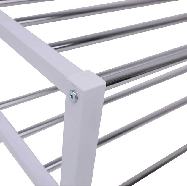 Обувница AksHome Iris белый/металл 77629 Фото № 2