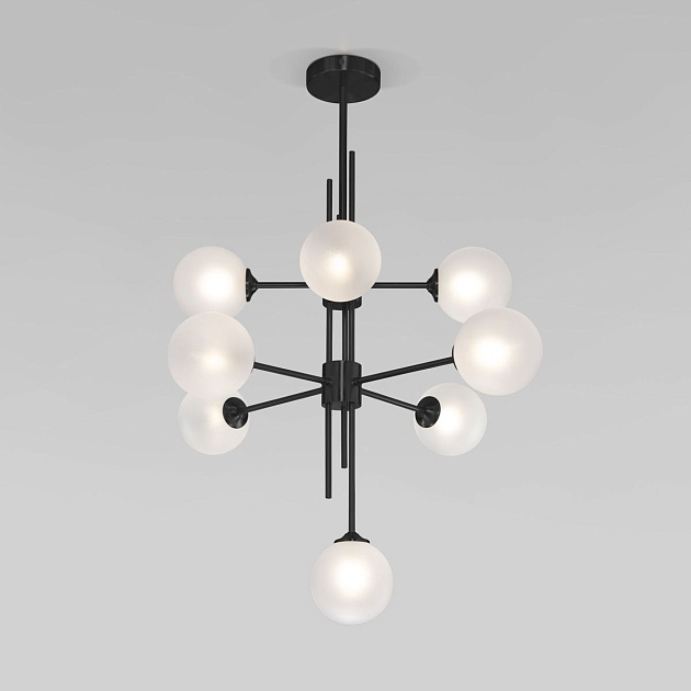 Подвесная люстра Eurosvet Volver 50383 черный Smart изображение 1 Подвесная люстра Eurosvet Volver 50383 черный Smart Фото № 1