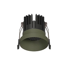 POINTS Точечный светильник COIN LED 220В 8Вт 3000К CRI90 50° NO-DIM пепельно-зеленый