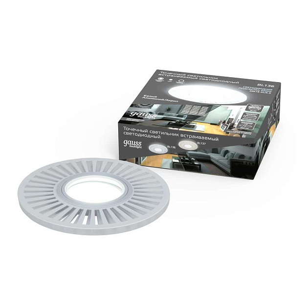 Встраиваемый светильник Gauss Backlight BL136  Фото № 5